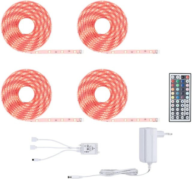 Paulmann SimpLED RGBW LED-Strip Komplettset, Multicolor, 20 m, 45 W, 75 lm, 48 V - Bild 1