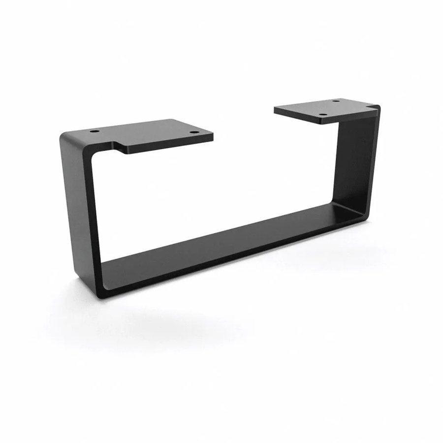 HEVVA Möbelbein LUXEMBURG in Schwarz matt, Höhe: 10 cm, Tiefe: 25 cm - Bild 2