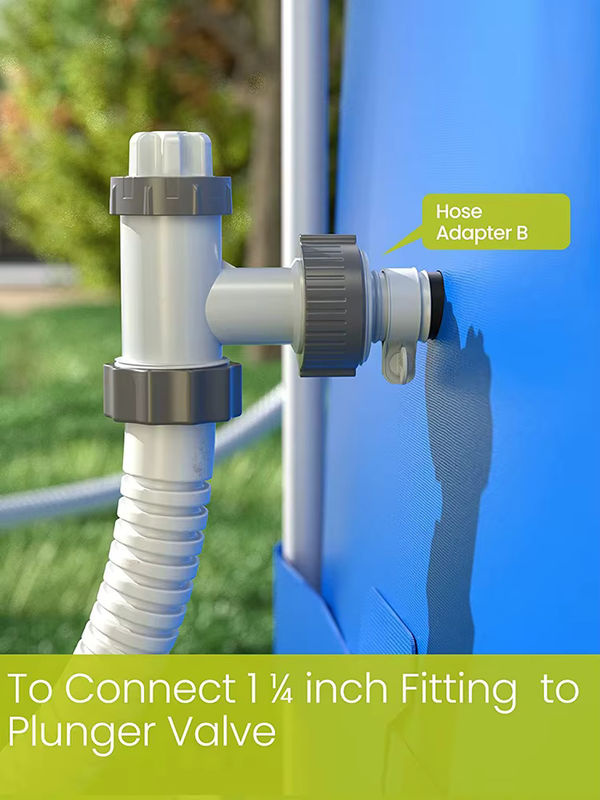 Intex Schlauchadapter Typ B für Schwimmbadpumpen zur Umwandlung von 1,25 Zoll auf 1,5 Zoll - Bild 6
