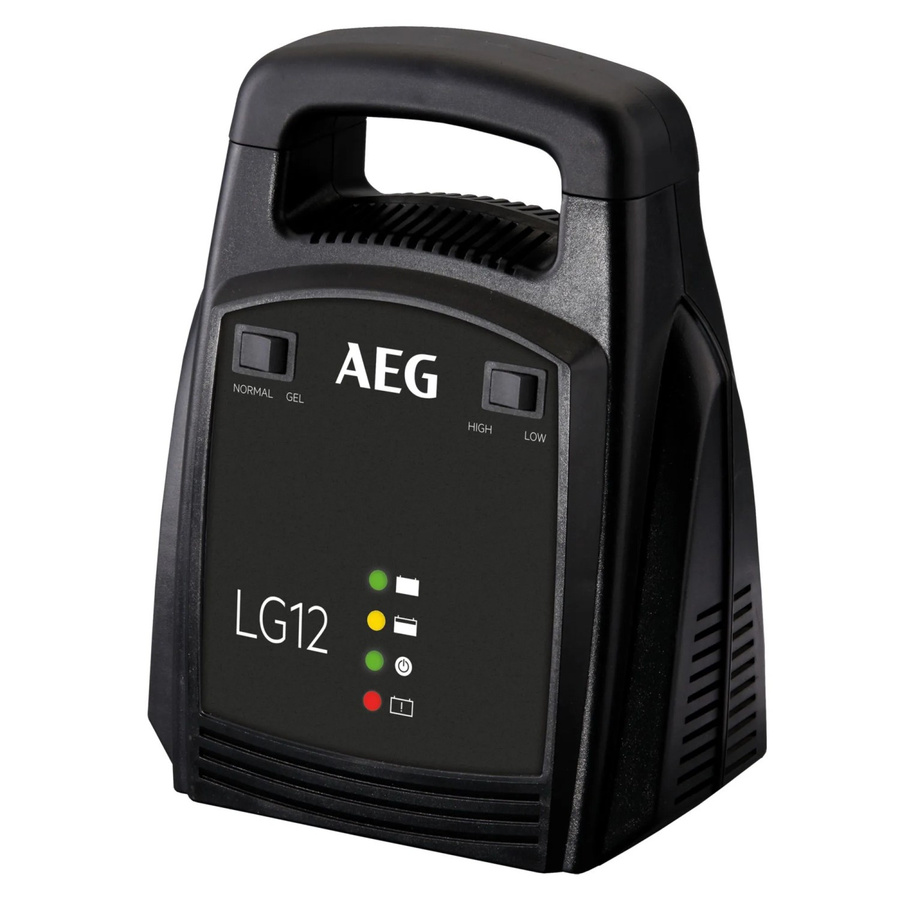 AEG Batterieladegerät LG 12 A für 12 V Autobatterien, Schwarz - Bild 2