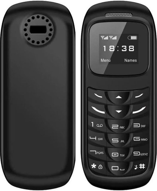 Techtrusty BM70 Mini-GSM-Mobiltelefon mit Bluetooth und Nano-SIM in Schwarz - Bild 1