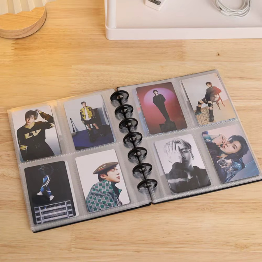 INS Star Chaser Kpop Fotoalbum zum Sammeln von Idol-Fotokarten mit mehreren Taschen für Karten bis 7,6 cm - Bild 1
