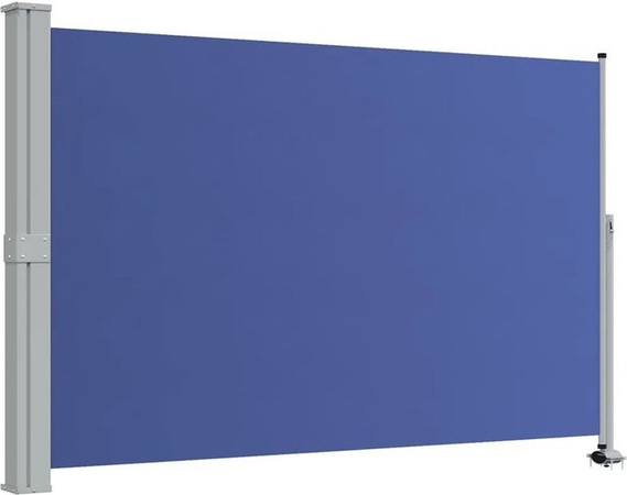 vidaXL Ausziehbare Seitenmarkise Blau, B/H: 300 x 150 cm
