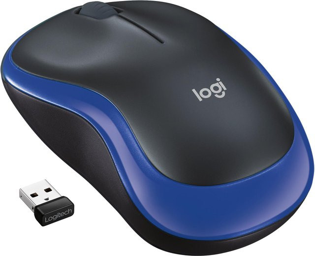 Logitech M185 Bluetooth Maus in Blau - Bild 1