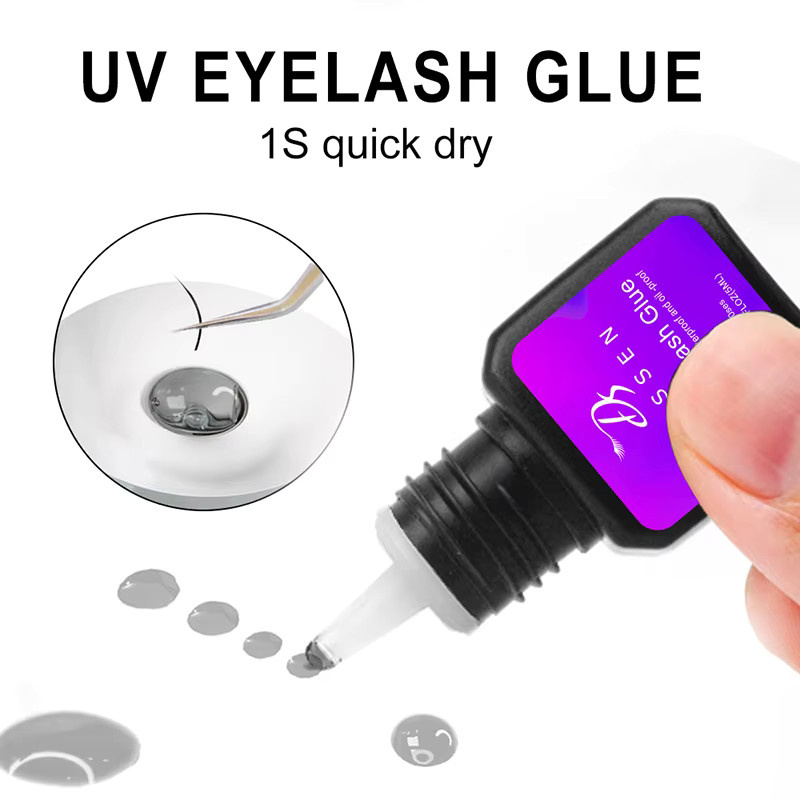 DS DASSEN UV-Wimpernkleber, 5 ml, wasserfest - Bild 4