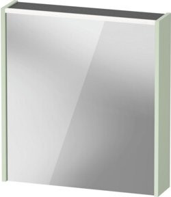 Duravit LED-Badspiegel D-Code blassgrün matt B: 65 cm, H: 70 cm, T: 5 cm - Bild 1