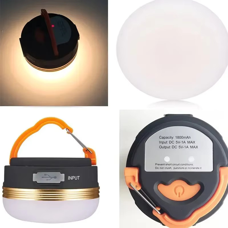 NEWBIRTH LED-Laterne, tragbares Campinglicht in Schwarz und Weiß, wiederaufladbare Notfalllampe mit Magnet und Aufhängung für Outdoor, Garten und Zelt - Bild 6