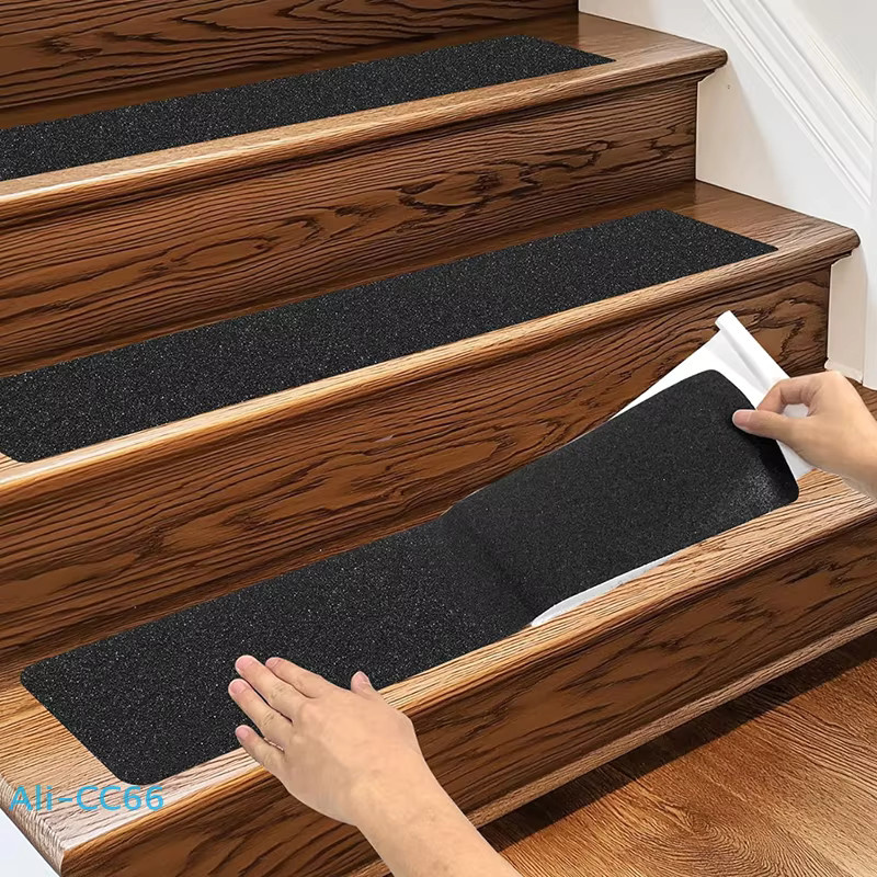 GUOMUZI Anti-Rutsch-Klebeband in Schwarz, wasserdichtes Outdoor-Griffband für Treppen, Rampen und Decks - Bild 5