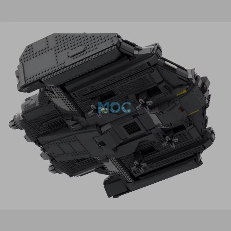 MOCBUILDING Raumschiff-Modell Typ 9 Schwerer Kampfjet, Baustein-Set, Weltraum - Bild 2