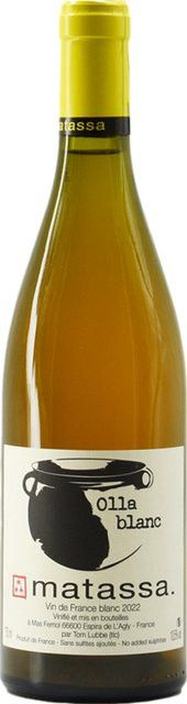Matassa Olla Blanc Bio Weißwein, Languedoc-Roussillon, 2023, trocken, 0,75 l - Bild 1