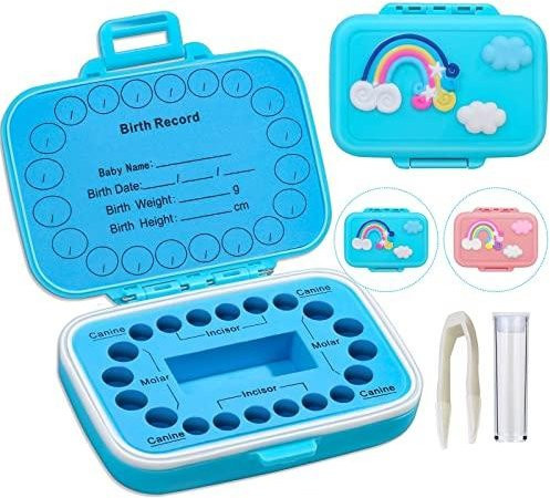 Fashnics Aufbewahrungsbox für Milchzähne und Lanugohaare in Blau - Bild 1