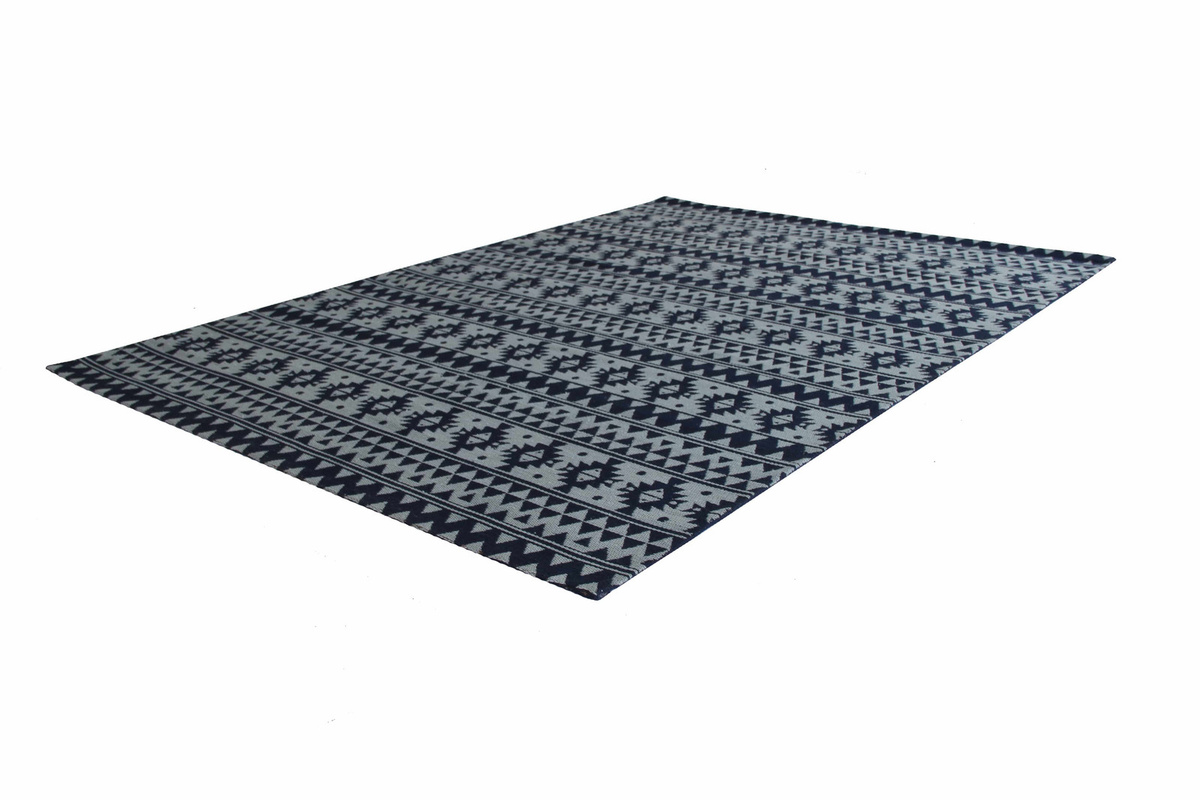 Kayoom Flachgewebeteppich Sunny 210 Blau, B/L: 120 x 170 cm - Bild 1