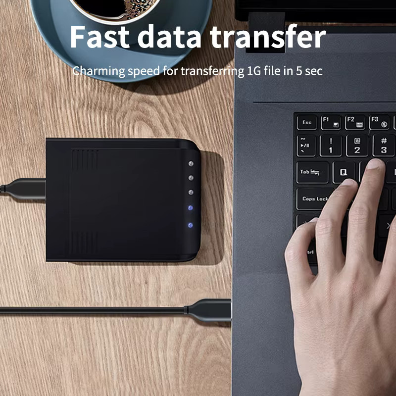 CABLETIME USB 3.0 Verlängerungskabel USB-A auf USB-A, 5Gbps, Schwarz - Bild 4