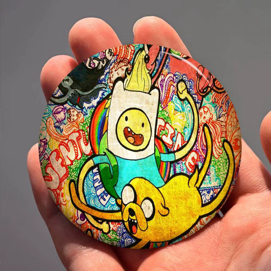 Anstecknadeln Cartoon Adventure Time, 32/44/58mm - Bild 3