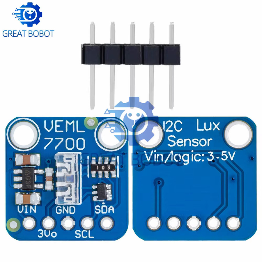 baishundianzi VEML7700 Umgebungslichtsensormodul in Blau für Arduino und Raspberry Pi mit I2C Schnittstelle zur Lichtmessung bis 120k Lux - Bild 3