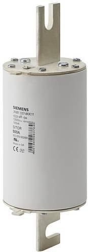 Siemens Sicherungseinsatz 3NB13374KK11 Größe 3L 500A 2er-Pack Weiß - Bild 1