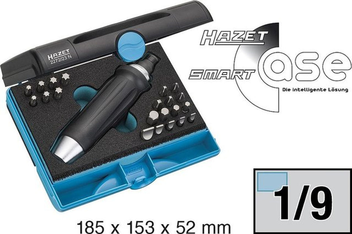 Hazet Schlagschraubendreher-Satz Bits 2272/23N in Schwarz und Blau - Bild 2