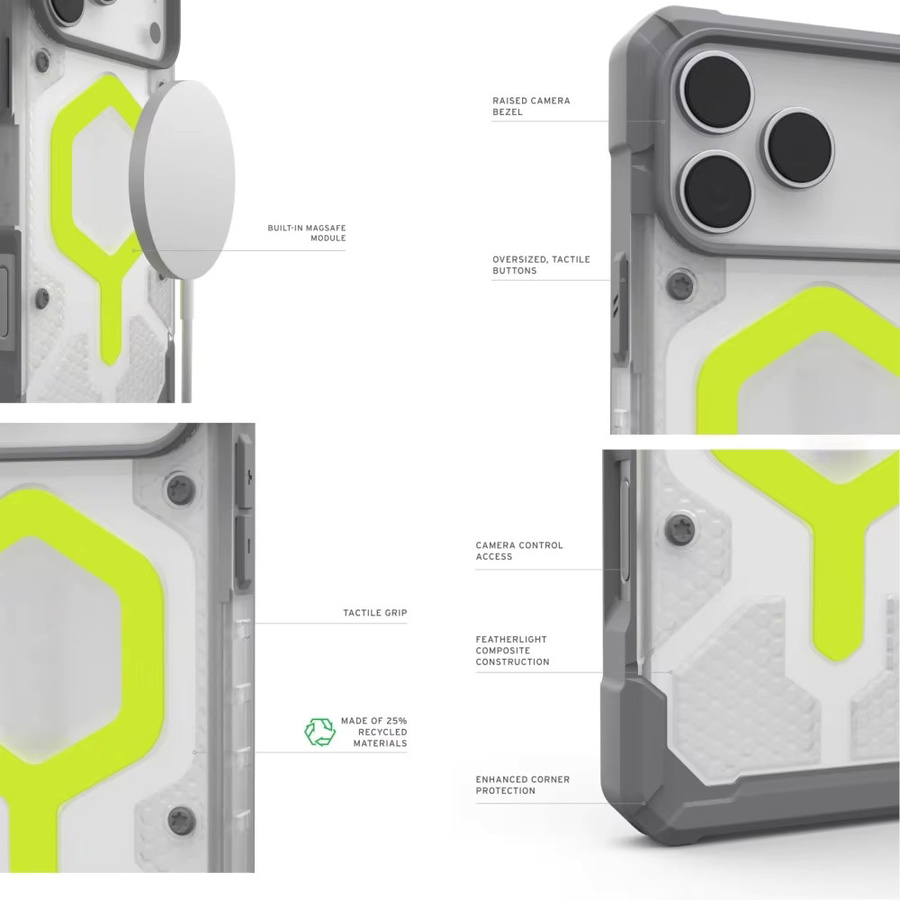 Pathfinder Stoßfeste MagSafe Schutzhülle für iPhone 12 bis 17 Pro Max in Blau - Bild 2