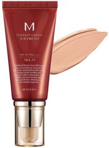 MISSHA M Perfect Cover BB Cream SPF42 PA+++, 50 ml, Light Beige - Bild 1