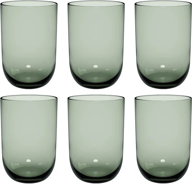 Villeroy & Boch like. by Longdrinkbecher Like Glass, 6er Set, Grün, 385 ml - Bild 1