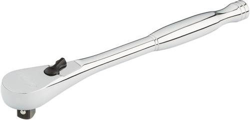 Vigour Feinzahn-Umschaltknarre V4945-S 3/8 Zoll in Silber aus Edelstahl - Bild 1