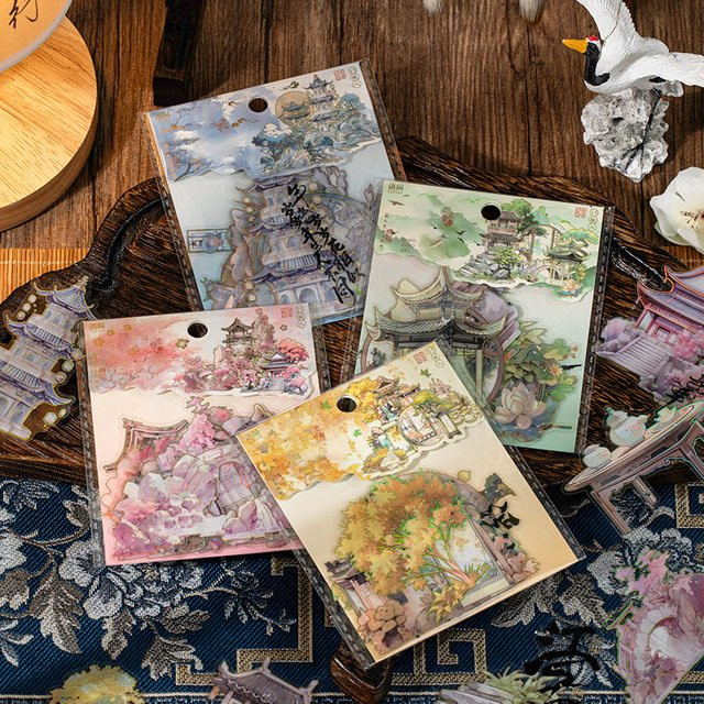 Herr. Papier DIY Aufkleber Set im Nationalen Stil mit 15 Teilen für Kalender und Sammelalben, Mehrfarbig - Bild 1