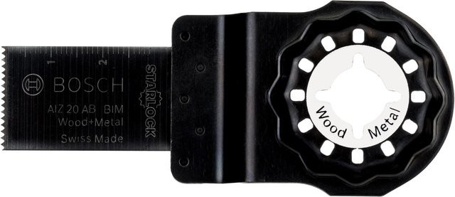 Bosch Starlock BiM Tauchsägeblatt AIZ 20 AB für Holz und Metall in Schwarz - Bild 1