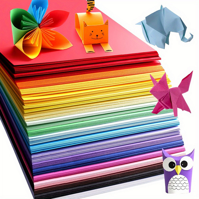 A4 Mehrzweck-Farbdruckpapier und Kopierpapier in 10 Farben, matt, ideal für Origami und Schreibwaren - Bild 1