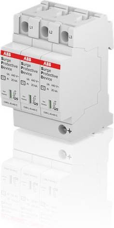 ABB 2CTB803873R2800 OVR T2 3L 40-440 P QS Einbau-Modul in Weiß - Bild 1