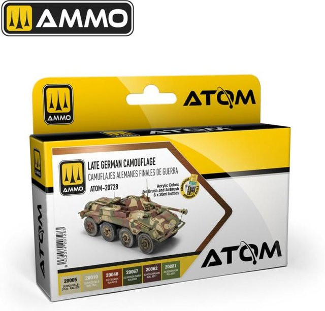 AMMO by MIG Jimenez ATOM Late German Camouflage Set - Bild 1
