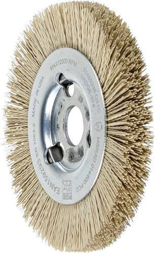 PFERD TOOLS Rundbürste schmal ungezopft RBU mit Diamant-Filament Ø 0,35 mm, Korn 600, B/T/H: 100 x 12 x 16 mm - Bild 1