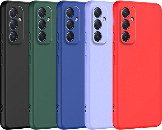 Silikon Schutzhülle in Blau für Samsung Galaxy A-Serie (A14, A04, A04S, A24, A34, A54, A52, A72, A33, A53, A73, A12, A22, A32, A13, A23 5G) - Bild 1