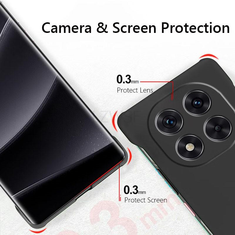 Stoßfeste Rahmenlose Handyhülle für Xiaomi Redmi Note 14 Pro Plus in Matt, Schlankes Hartschalen-Cover - Bild 3