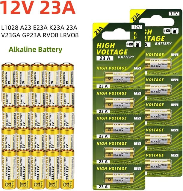 Koonenda A23 Alkaline Batterie 12V 23A für Türklingeln und Fernbedienungen - Bild 1