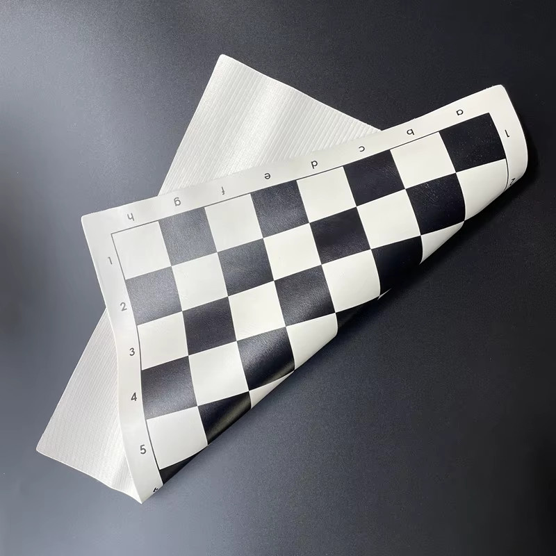 Yernea Schachbrett, Schwarz-Weiß, 34cm, Tragbares Spielzubehör - Bild 4