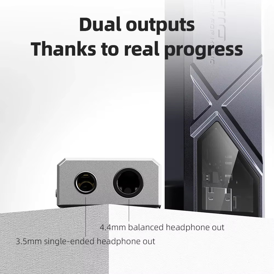 FiiO KA13 Mini-Kopfhörerverstärker USB DAC AMP in Silber mit Dual CS43131 Custom Chips und 550 mW High Power - Bild 3