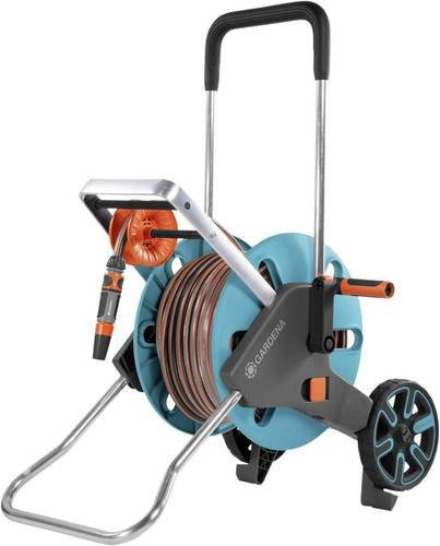 Gardena Schlauchwagen CleverRoll M Easy Set in Türkis, Orange und Grau mit 20 m Schlauch (1/2 Zoll) - Bild 1
