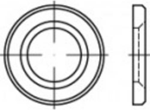 TOOLCRAFT HV-Scheiben aus feuerverzinktem Stahl, Durchmesser: 21 mm, Außendurchmesser: 37 mm - Bild 1