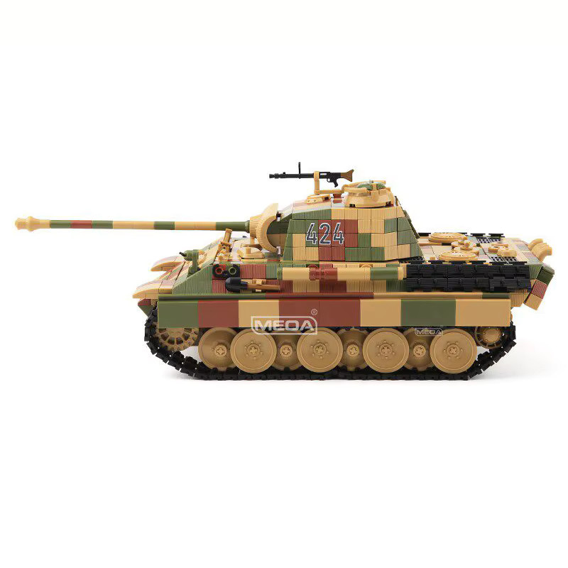 MEOA Leopard Panzer Typ A, Panzermodelle, 424 Teile - Bild 2