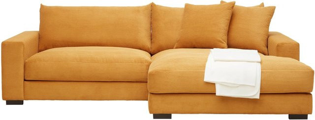 Mömax Wohnlandschaft Pedro in U-Form mit Polsterung und Kissen in Gold, Gelb und Orange - Bild 1