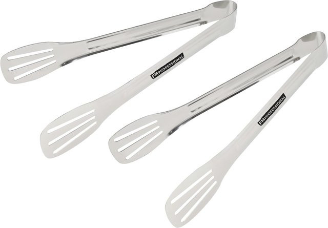 FMprofessional Servierzange aus Edelstahl in Silber, 2er-Set, Länge: 22,5 cm - Bild 1