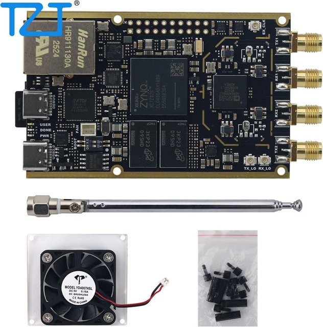 TZT SDR Software Defined Radio Development Board Zynq7020 + AD9363 und Zynq7010 + AD9363 in Schwarz für Pluto SDR und MATLAB - Bild 1