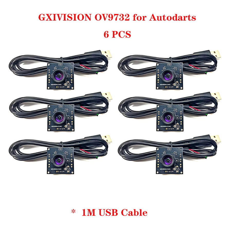 GXIVISION HD-Kameramodul Autodarts OV9732 in Schwarz mit 1280 x 720 Auflösung und 30 fps - Bild 3