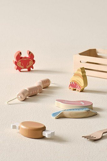 Jotex FOOD Spielzeug-Lebensmittel, Holz, Gummi, Bunt / Mehrfarbig, Natur / Holzfarben - Bild 1