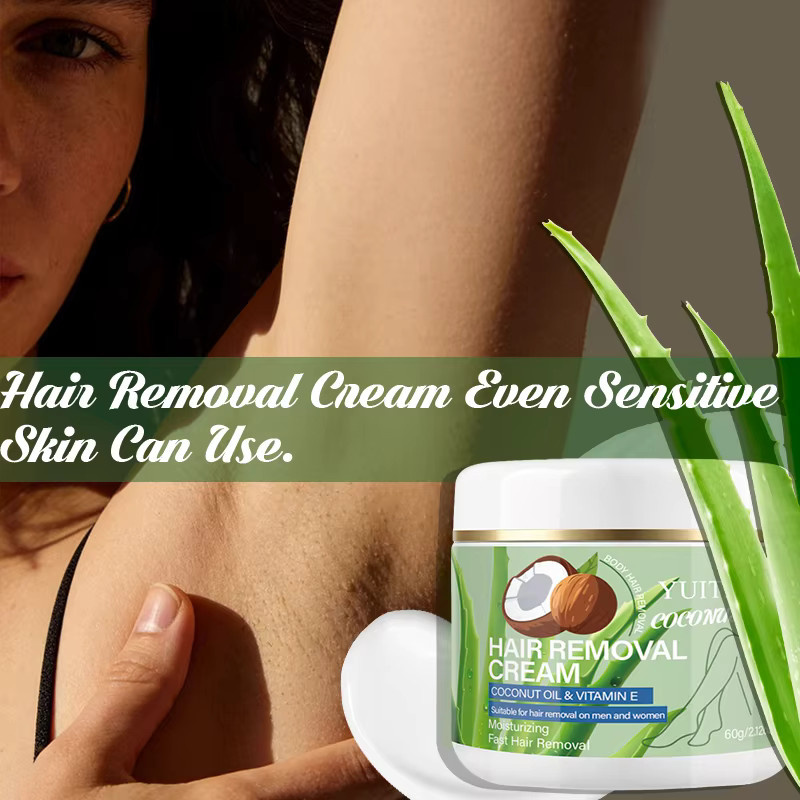Yuitikue Haarentfernungscreme mit Vitamin E, 60g, Unisex - Bild 2
