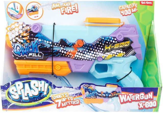 Toi-Toys Quick Fill X600 Wasserpistole, 400ml, bis 7m Reichweite - Bild 1
