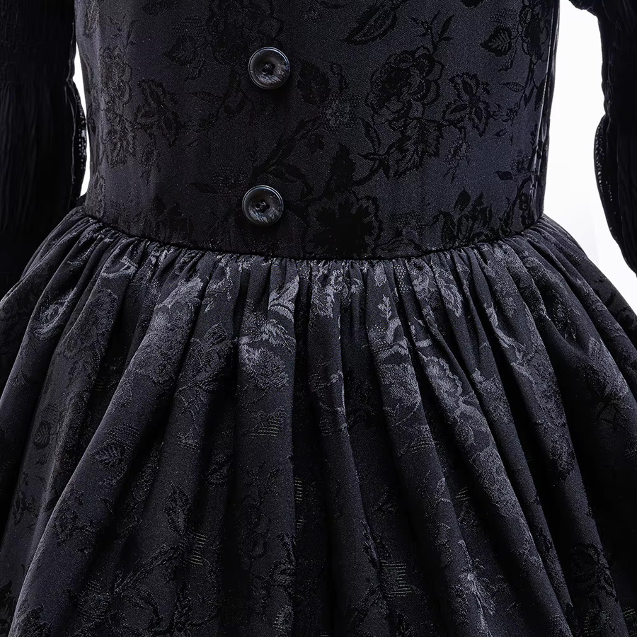 keaiyouhuo Hexenkostüm Black Queen Kleid, Mädchen, Schwarz, Fantasy - Bild 4