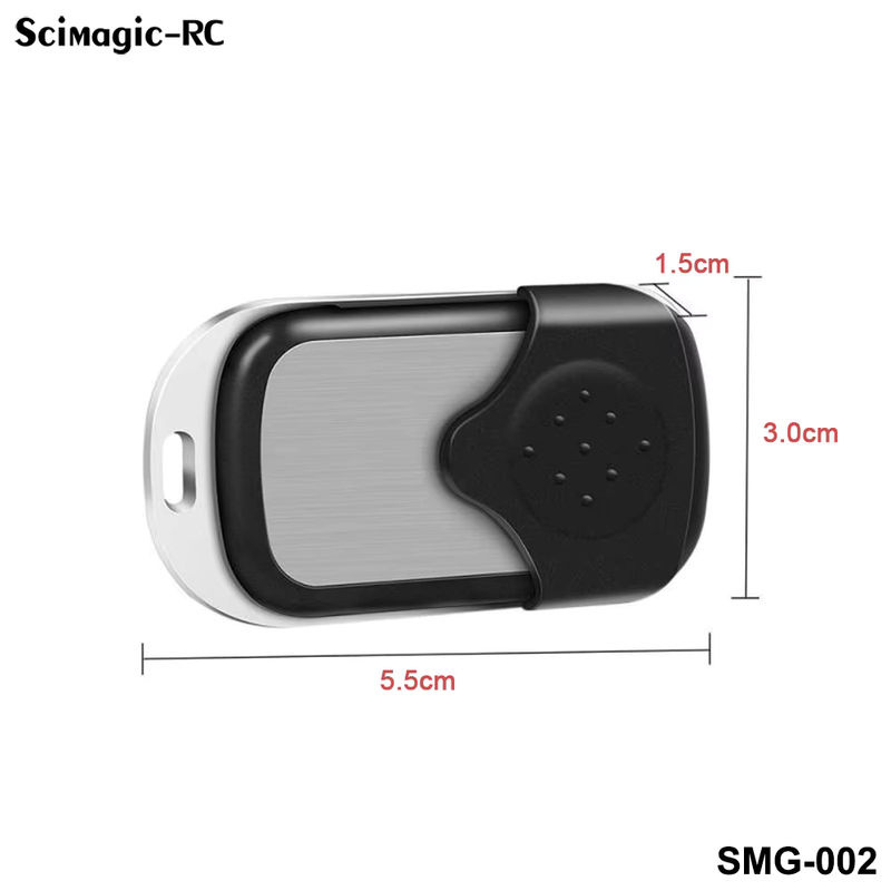 Scimagic-RC Handsender 433 MHz Festcode Garagentor Fernbedienung für TM1 433 DS, TM2 433 DS und TM3 433 DS - Bild 5