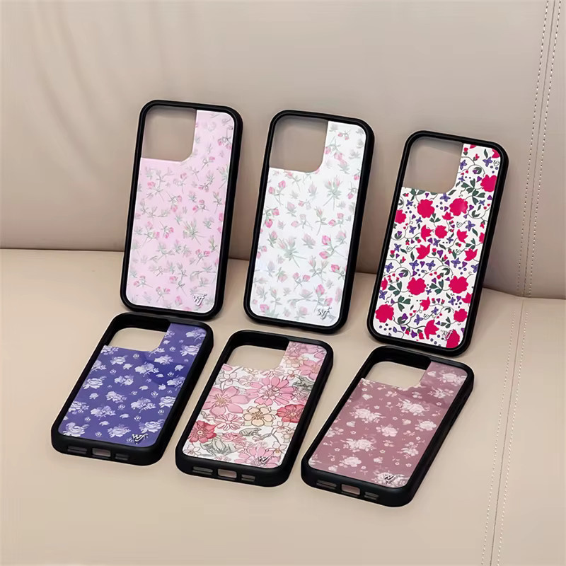 Stoßfeste Handyhülle Wildflower Daisy Smile für iPhone 17 16 15 14 13 12 Pro Max Plus in Rosa - Bild 2