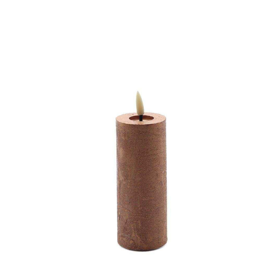 Mansion atmosphere LED-Kerze Rustic Copper in Sand und Braun, Höhe: 12,5 cm, Durchmesser: 5 cm - Bild 1
